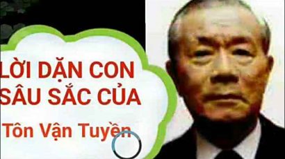 GĐGD – Lời dạy con sâu sắc của cựu thủ tướng Đài Loan Tôn Vận Tuyền