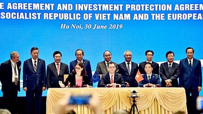 TTSK – Thủ tướng Nguyễn Xuân Phúc chứng kiến Lễ ký EVFTA và IPA